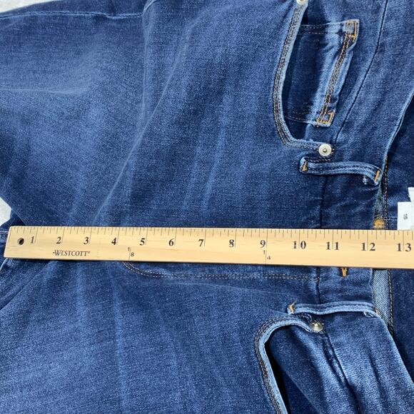 NWT Good American Jeans Good Legs Cropped Mini Boot Womens 15 Stretch Distressed - Picture 11 of 16